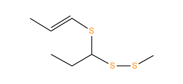 1-(1-Propenyl-1-thio)-propyl methyl disulfide